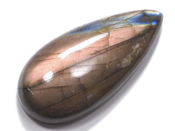 [Video][One of a kind] Pink-Orange Labradorite AAA Cabochon 1pc NO.60