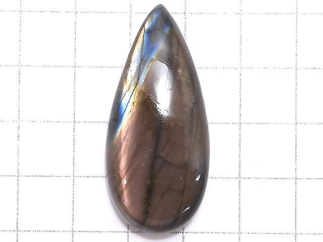 [Video][One of a kind] Pink-Orange Labradorite AAA Cabochon 1pc NO.60