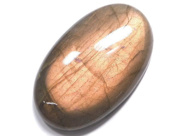 [Video][One of a kind] Pink-Orange Labradorite AAA Cabochon 1pc NO.65