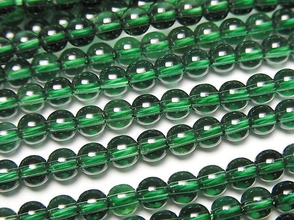 [Video] Green Quartz Round 4mm 1strand beads (aprx.15inch/38cm)