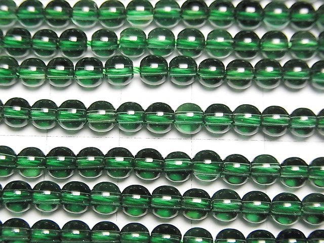 [Video] Green Quartz Round 4mm 1strand beads (aprx.15inch/38cm)