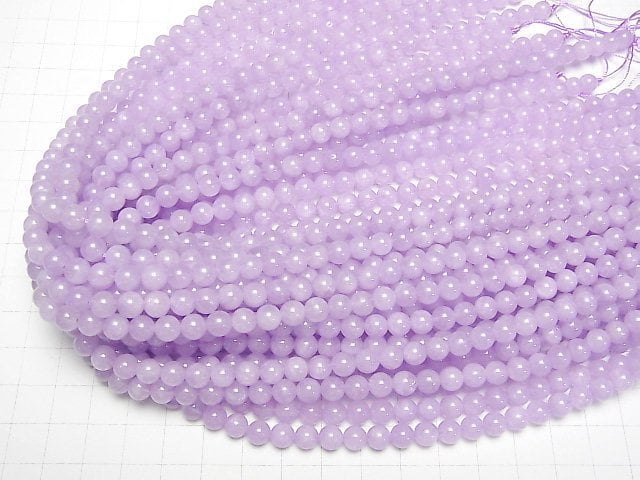 [Video] Lavender Amethyst Round 6mm 1strand beads (aprx.15inch/36cm)