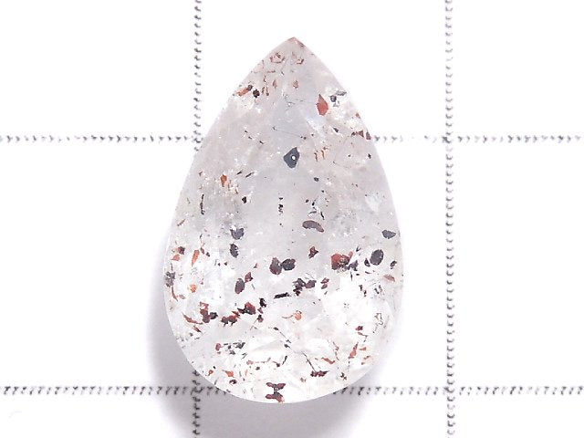 [Video][One of a kind] High Quality Lepidocrocite in Quartz AAA- Loose stone Faceted 1pc NO.44