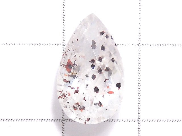[Video][One of a kind] High Quality Lepidocrocite in Quartz AAA- Loose stone Faceted 1pc NO.45
