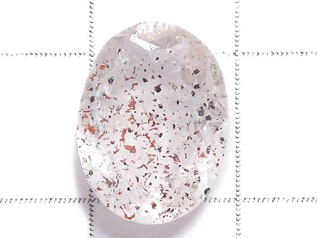 [Video][One of a kind] High Quality Lepidocrocite in Quartz AAA- Loose stone Faceted 1pc NO.50