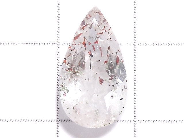[Video][One of a kind] High Quality Lepidocrocite in Quartz AAA- Loose stone Faceted 1pc NO.51