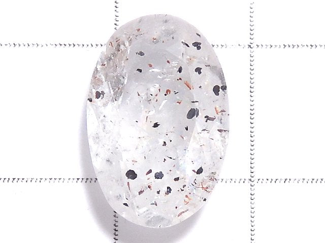 [Video][One of a kind] High Quality Lepidocrocite in Quartz AAA- Loose stone Faceted 1pc NO.53