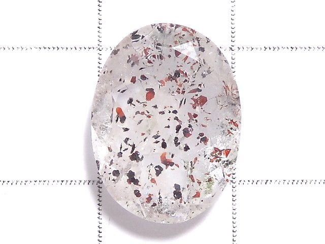 [Video][One of a kind] High Quality Lepidocrocite in Quartz AAA- Loose stone Faceted 1pc NO.54