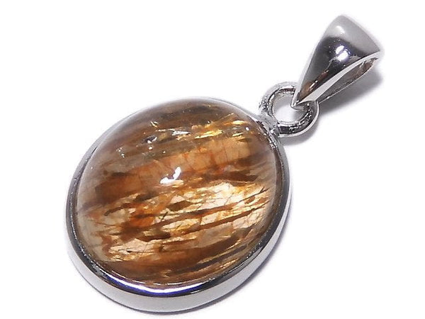 [Video][One of a kind] Copper Rutilated Quartz AAA Pendant Silver925 NO.119
