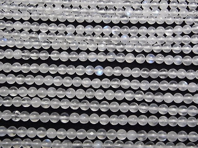 [Video] Royal Blue Moonstone AA+ Round 4mm 1strand beads (aprx.15inch/37cm)