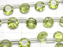 [Video]High Quality Peridot AAA Round Faceted 6x6mm half or 1strand (26pcs )