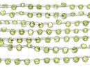 [Video]High Quality Peridot AAA Round Faceted 6x6mm half or 1strand (26pcs )