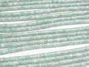[Video] Amazonite AA Rondelle (Heishi) 4x4x2mm 1strand beads (aprx.15inch/37cm)