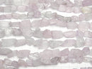 [Video] Kunzite AA Rough Rock Nugget 1strand beads (aprx.15inch/37cm)