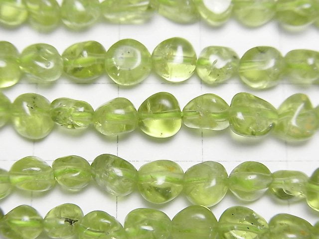 [Video]Peridot AA++ Small Nugget 1strand beads (aprx.15inch/37cm)