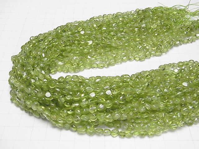 [Video]Peridot AA++ Small Nugget 1strand beads (aprx.15inch/37cm)