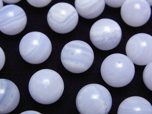 Blue Lace Agate Gemstone Beads