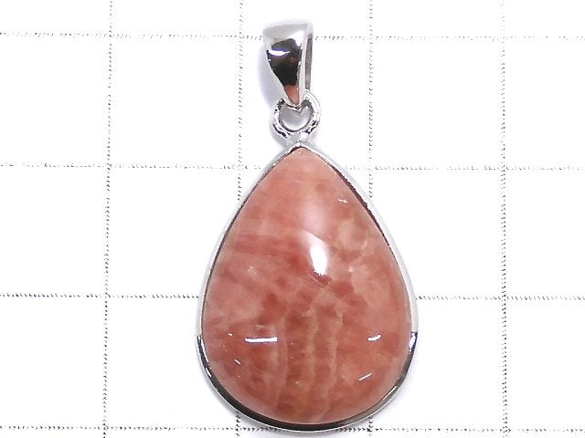 [Video][One of a kind] Rhodochrosite AAA- Pendant Silver925 NO.2