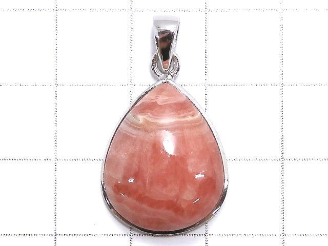 [Video][One of a kind] Rhodochrosite AAA- Pendant Silver925 NO.3