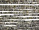 [Video]Labradorite AA Rondelle 4x4x2mm 1strand beads (aprx.15inch/37cm)