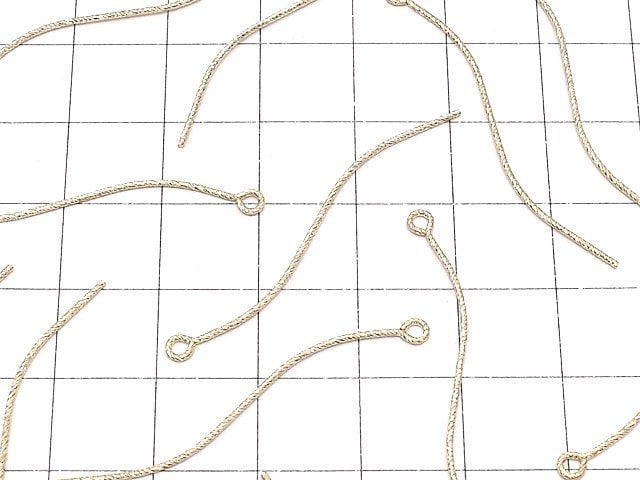 Tige à Œil 14KGF [0.75x42.5mm] Scintillante 1 pièce