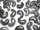 [Video]Labradorite AA Comma Shaped Bead 30x20mm 1pc