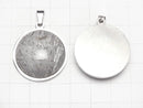 [Video]Meteorite (Altai meteorite) Round Pendant 28x28mm 1pc