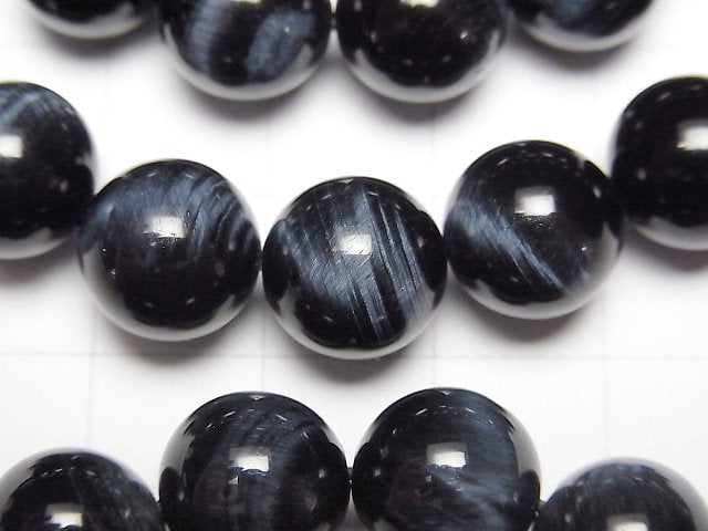 [Video] High Quality Blue Tiger's Eye AAA Round 10mm Bracelet