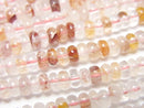 [Video] Red Hematite Quartz Rondelle 4x4x2mm 1strand beads (aprx.15inch/37cm)