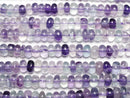 [Video] Purple Fluorite AA++ Rondelle 4x4x2mm 1strand beads (aprx.15inch/37cm)