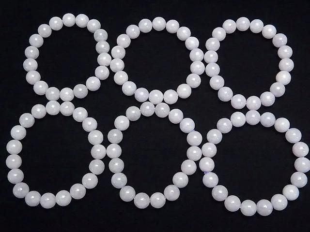 [Video] Lavender Jadeite AAA Round 10mm Bracelet