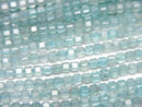 [Video]High Quality! Apatite AA++ Cube Shape 2x2x2mm 1strand beads (aprx.15inch/37cm)