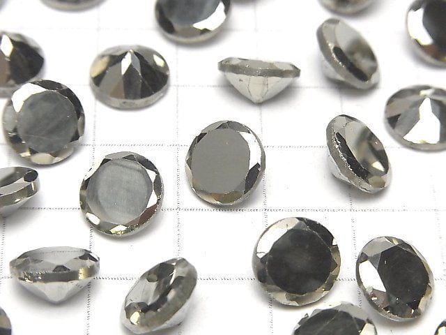 [Video]Pyrite Loose stone Round Faceted 10x10mm 1pc