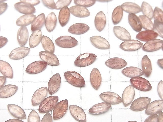 [Video]High Quality Pink Epidote AA++ Loose stone Marquise Faceted 8x4mm 10pcs