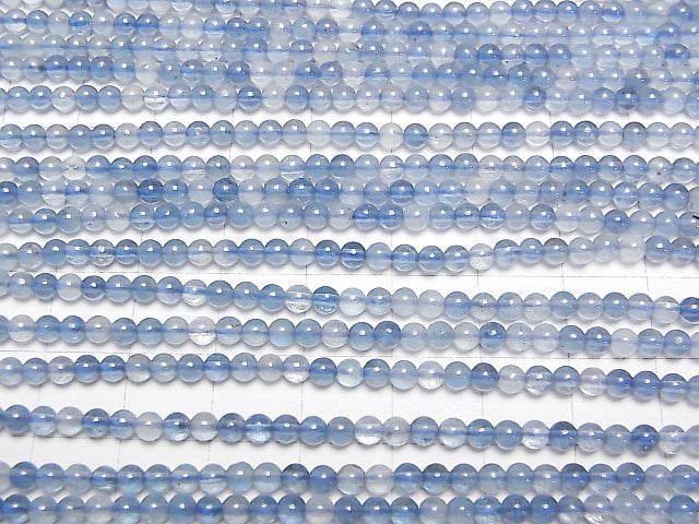 [Video] Deep Blue Aquamarine AA++ Round 3mm 1strand beads (aprx.15inch/37cm)