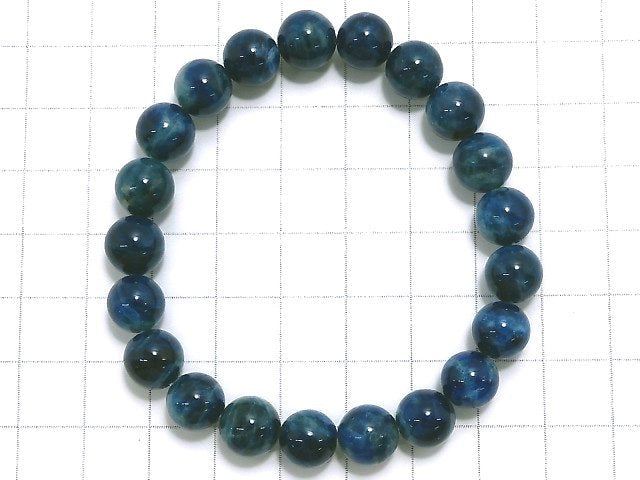 [Video][One of a kind] Lazulite Round 9mm Bracelet NO.2