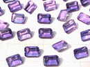 [Video]High Quality color change Fluorite AAA Loose stone Rectangle Faceted 8x6x4mm 1pc