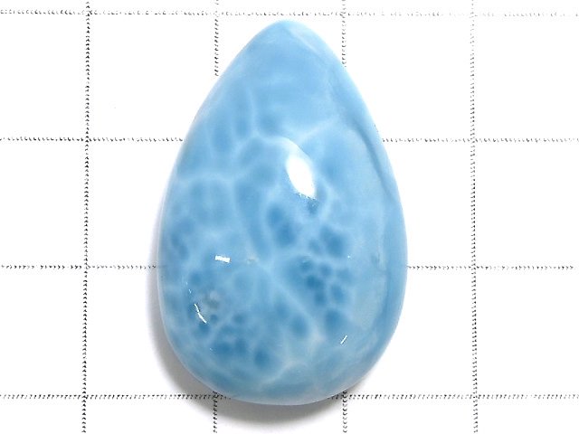[Video][One of a kind] Larimar Pectolite AA++ Cabochon 1pc NO.117