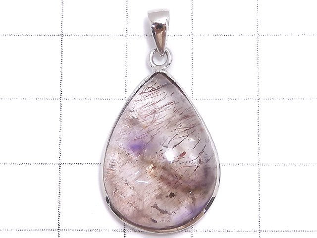 [Video][One of a kind] High Quality Elestial Quartz AAA- Pendant Silver925 NO.48