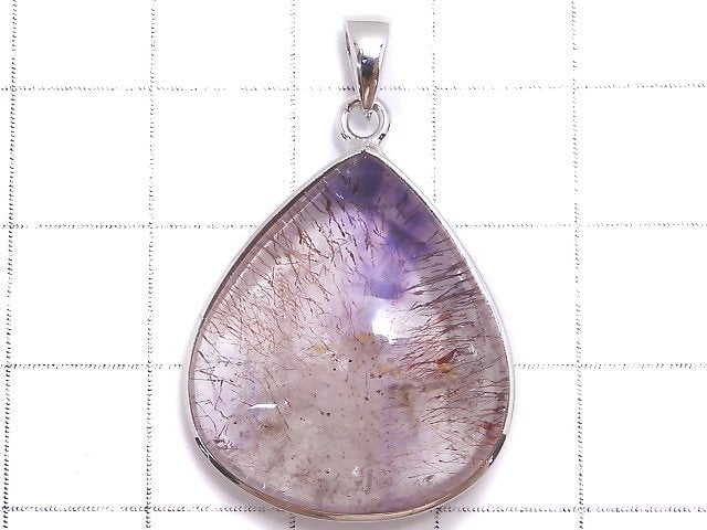 [Video][One of a kind] High Quality Elestial Quartz AAA- Pendant Silver925 NO.53