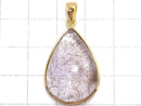 [Video][One of a kind] High Quality Elestial Quartz AAA- Pendant 18KGP NO.58