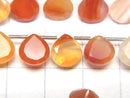 [Video] Mixed Carnelian Chestnut Faceted 8x8mm half or 1strand beads (aprx.6inch/16cm)