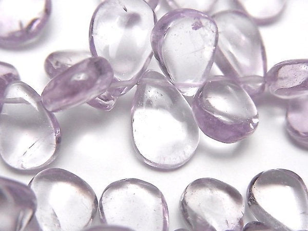 [Video]High Quality Pink Amethyst AAA- Pear shape (Smooth) half or 1strand beads (aprx.7inch/18cm)