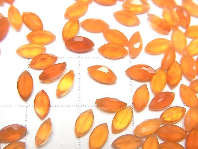 [Video]High Quality Carnelian AAA Loose stone Marquise Faceted 6x3mm 10pcs