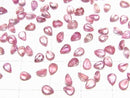 [Video]High Quality Pink Sapphire AAA Loose Stone Pear Shape Faceted 4x3mm 3pcs