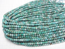 [Video]High Quality! Turquoise AA+ Faceted Button Rondelle 6x6x4mm half or 1strand beads (aprx.15inch/36cm)