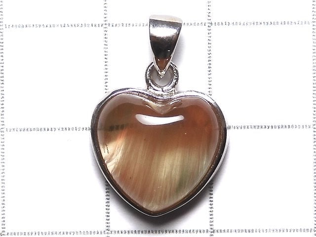 [Video][One of a kind] Tibetan Andesine AAA Pendant Silver925 NO.27