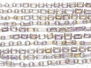 [Video]High Quality Ametrine AAA- Rectangle Faceted [Double Hole] 1strand beads (aprx.6inch/16cm)