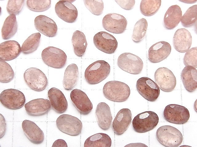 [Video]High Quality Pink Epidote AA++ Loose stone Oval Faceted 8x6mm 5pcs