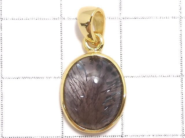 [Video][One of a kind] Elestial Quartz AA++ Pendant 18KGP NO.134